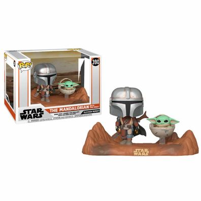 Funko POP! Moment Star Wars - Mandalorian & Child (11,4 x 20,3 cm)