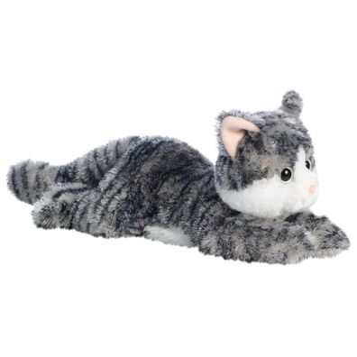 Aurora, 31538, Flopsies Lily Katze, 30cm, Plüschtier, grau