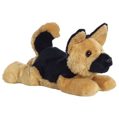 Aurora, 31536, Flopsies Bismarck Schäferhund, 30cm, Plüschtier, braun