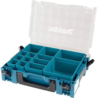 Makita MAKPAC-Organizer 191X80-2 (blau/transparent, i)