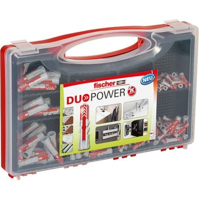 Fischer RED BOX Duopower, Dübel (hellgrau/rot, 280-teilig)