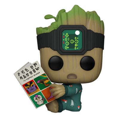 Funko Ich bin Groot POP! Vinyl Figur Groot PJs w/book 9 cm