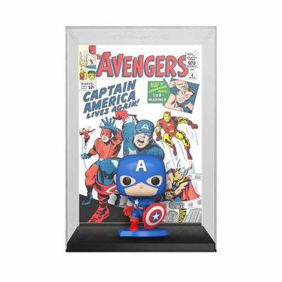 Funko Marvel POP! Comic Cover Vinyl Figur Avengers #4 (1963) 9 cm