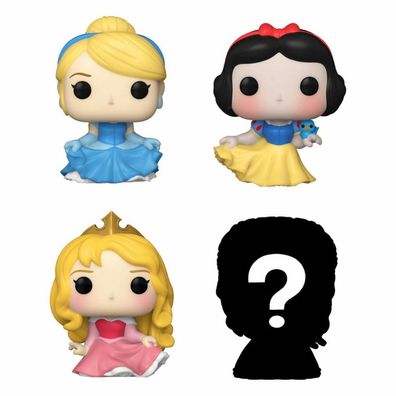 Funko Disney Princesses Bitty POP! Vinyl Figuren 4er-Pack Cinderella 2,5 cm