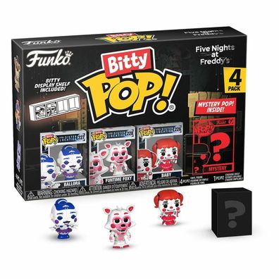Funko Five Nights at Freddy's Bitty POP! Vinyl Figuren 4er-Pack Ballora 2,5 cm