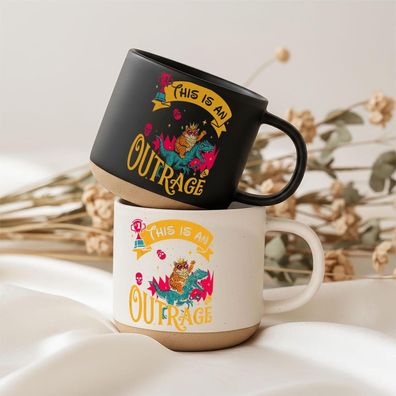 This Is An Outrage Tasse Princess Donut Dungeon Crawler Carl Weihnachtsgeschenk Leser