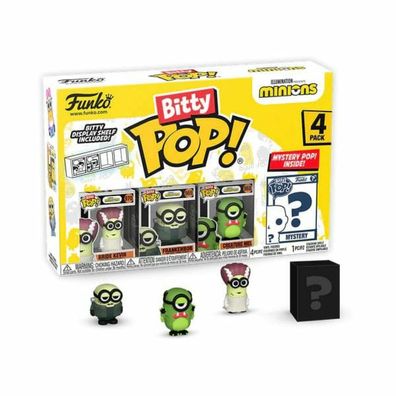 Funko Minions Bitty POP! Vinyl Figuren 4er-Pack Frankenbob 2,5 cm
