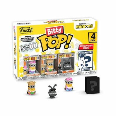 Funko Minions Bitty POP! Vinyl Figuren 4er-Pack Young Gru 2,5 cm
