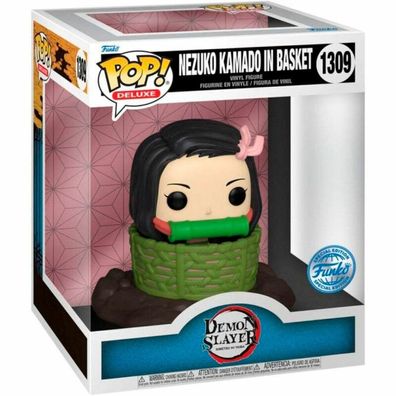 Funko POP Figur Deluxe Demon Slayer Kimetsu no Yaiba Nezuko Kamado im Korb Exklusiv