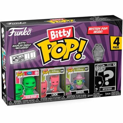 Funko Blister 4 Figuren Bitty POP Disney Nightmare Before Christmas Oogie Boogie