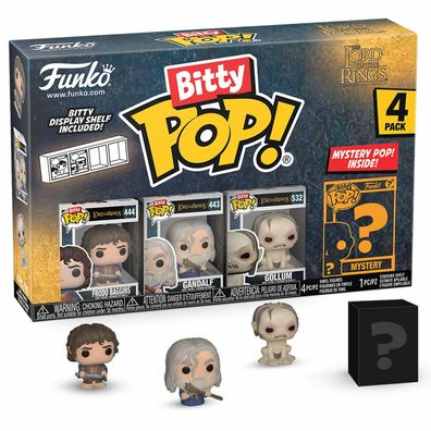 Funko Blister 4 Figuren Bitty POP Der Herr der Ringe Frodo