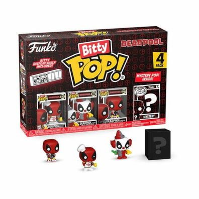 Funko Blister 4 Figuren Bitty POP Marvel Deadpool Master