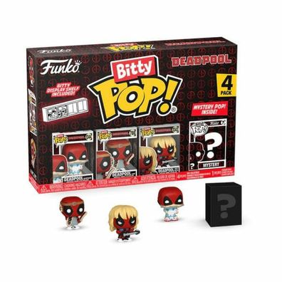 Funko Blister 4 Figuren Bitty POP Marvel Deadpool Sleepover