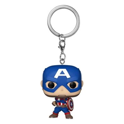 Funko Marvel POP! Vinyl Schlüsselanhänger 4cm New Classics - Captain America
