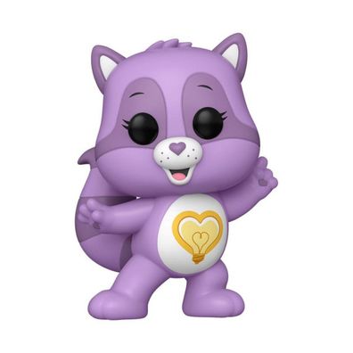 Funko Die Glücksbärchies POP! Animation Vinyl Figur Bright Heart Raccoon 9 cm