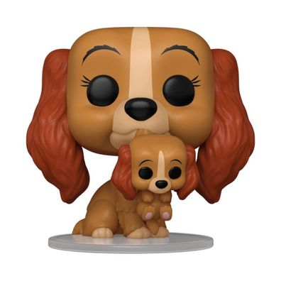 Funko Susi & Strolch POP! Disney Vinyl Figur Lady w/puppy 9 cm
