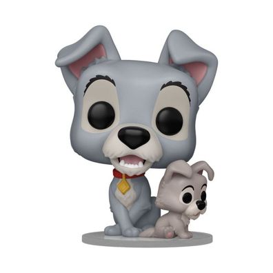 Funko Susi & Strolch POP! Disney Vinyl Figur Tramp w/puppy 9 cm