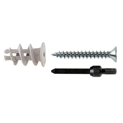 Fischer Gipskartondübel GK S (hellgrau, 50 Stück, mit Schraube)