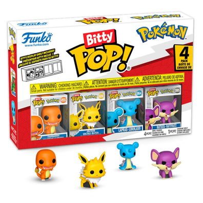 Funko Blister 4 Figuren Bitty POP Pokemon Charmander