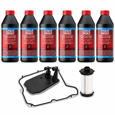 Getriebefiltersatz + 6L Liqui Moly Getriebeöl für Mercedes 7G-DCT 724.0 236.21