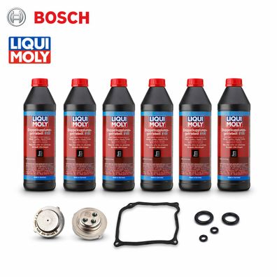 2 Bosch Drucksensor + 6L Liqui Moly Öl für DSG 7 Gang Getriebe DQ380 DQ381 DQ500