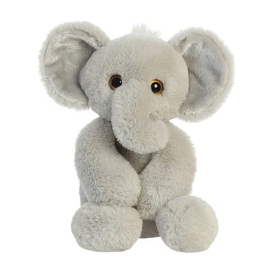 Aurora World Aurora, 34020, Flopsies Ed Elefant, Plüschtier, Grau, 30cm
