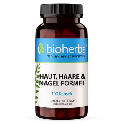 Bioherba Haut, Haare und Nägel Formel Kapseln