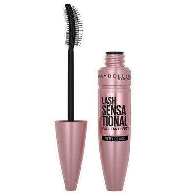Maybelline Lash Sensational Voller Fächereffekt Mascara Sehr Schwarz, 9,5 ml