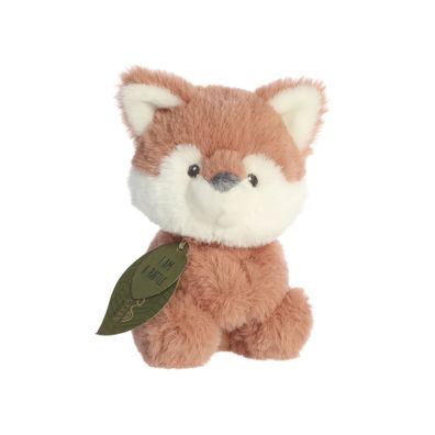 Aurora, 23365, Ebba Baby Eco Francis Fuchs Rassel, 15cm, Eco-Friendly Plüschtier, Bra
