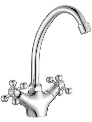 Küchenarmatur Wasserhahn STILO Küchenmischer für Küche in Chrom Spültischarmatur