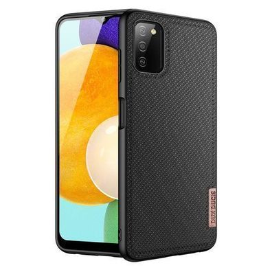 Dux Ducis Fino Schutzhülle mit Nylonbezug für Samsung Galaxy A03s - Schwarz