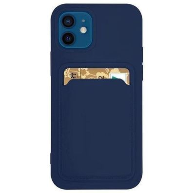 Silikon-Kartenetui mit Kartenfach, Dokumententasche für Samsung Galaxy S21 Ultra