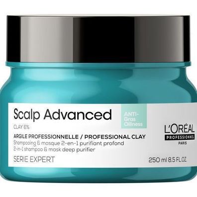 L'Oreal Professionnel Serie Expert Kopfhautpflege 2-in-1 Reinigungsmaske mit Ton