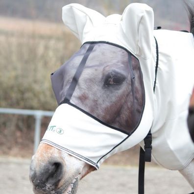 Boett Fliegenmaske Sweet Itch Hood - grey (Gr. 140-170)