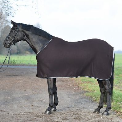 Busse Abschwitzdecke Show - schwarz/silber