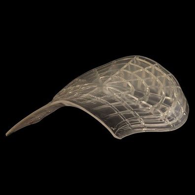 Acavallo Gel-Pad 1/2 - hinten erhöht - transparent