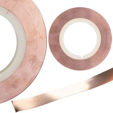 Rosfix Kupferband 0,15x10mm – Reines Kupfer | 1m für Akkuschweißung