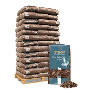 STROY Waldbodeneinstreu Premium 60l x 39 Sack 2340l Palette