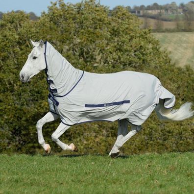 Bucas Sweet-Itch Full-Neck - Ekzemerdecke - Pony - silver