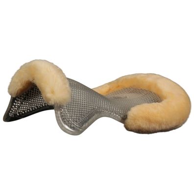 Acavallo Gelpad Therapeutic 1/2 Lammfellrand - transparent/natur