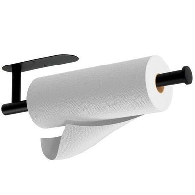 Papierhandtuchhalter aus schwarzem Stahl
