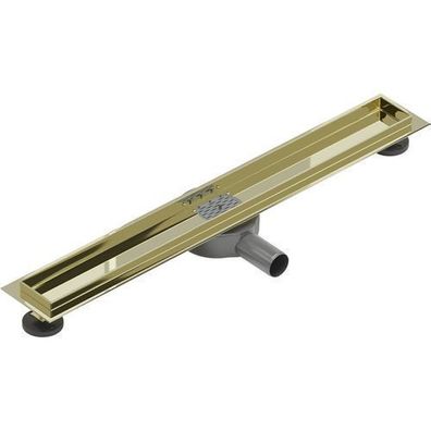 Mexen Flat 360 Abdeckung für lineare Duschabläufe 60 cm, Gold - 1540060