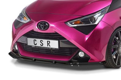 CSR Frontspoiler | Cup-Spoilerlippe mit ABE für Toyota Aygo 2 Facelift CSL548