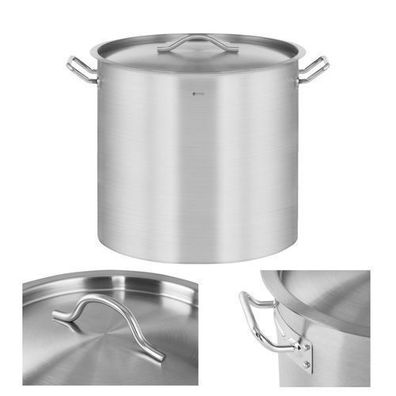 Gastronorm-Topf mit Deckel, Edelstahl, für Induktionsherde, 71 l