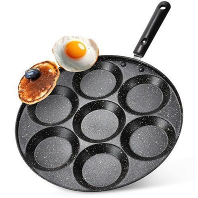 Eierpfanne aus Granit, 7 Mulden, BASIC LINE, 30 cm