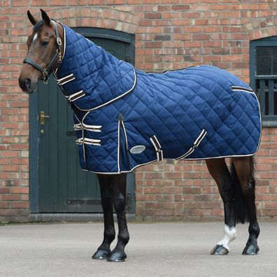 Weatherbeeta Comfitec 1000D Diamond Quilt Detach-A-Neck Medium 220g - blue/charc