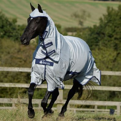Bucas Buzz-Off X Full Neck Big Neck - Silver