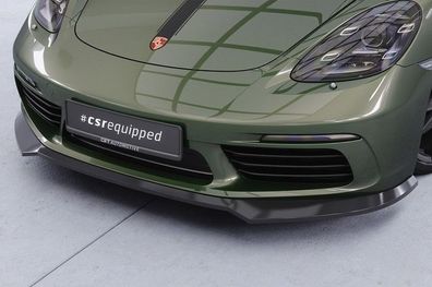 CSR Frontspoiler | Cup-Spoilerlippe mit ABE für Porsche 718 Boxster 982 / 718 Cayman