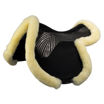 Acavallo Gelpad 2-seitig Springen Lammfellrand