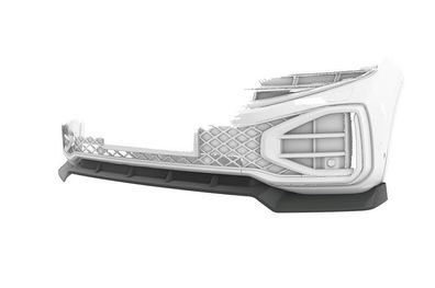 CSR Frontspoiler | Cup-Spoilerlippe mit ABE für VW Touareg 3 (Typ CR) CSL974